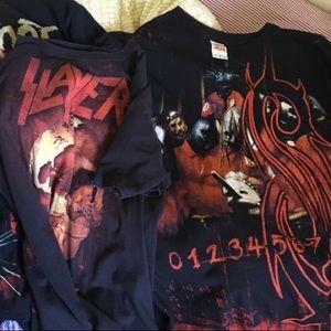 Slayer and slipknot shirt